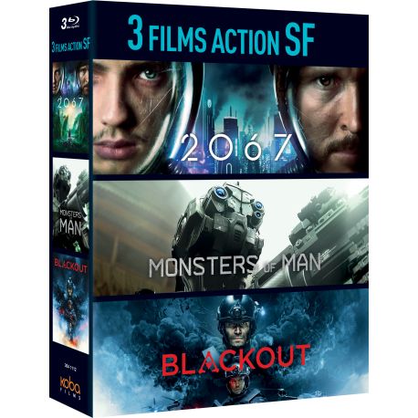 3 FILMS D'ANTICIPATION : BLACKOUT / 2067 / MONSTERS OF MAN - BD - ESC  Editions