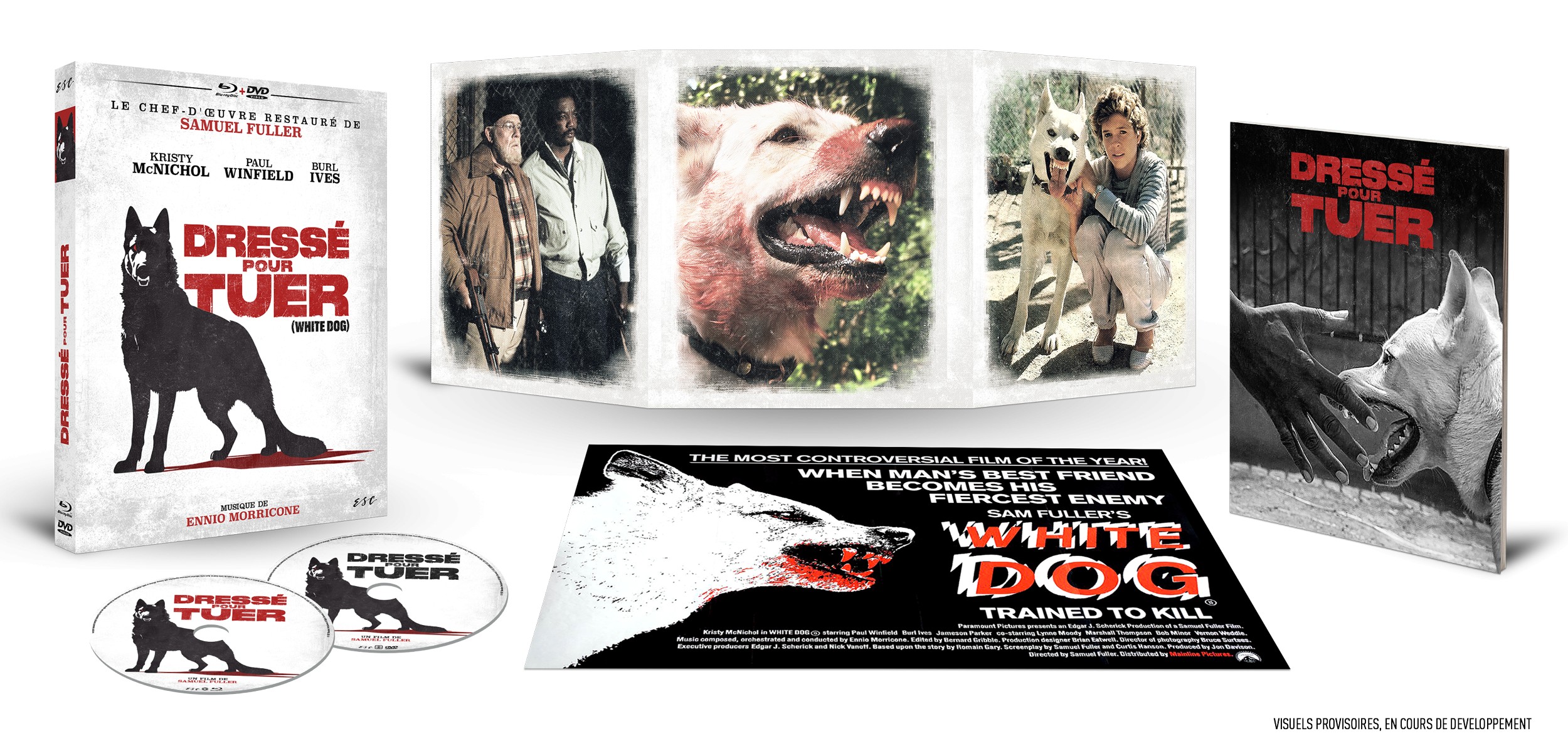DRESSÉ POUR TUER (WHITE DOG) - COMBO DVD + BD - ÉDITION LIMITÉE