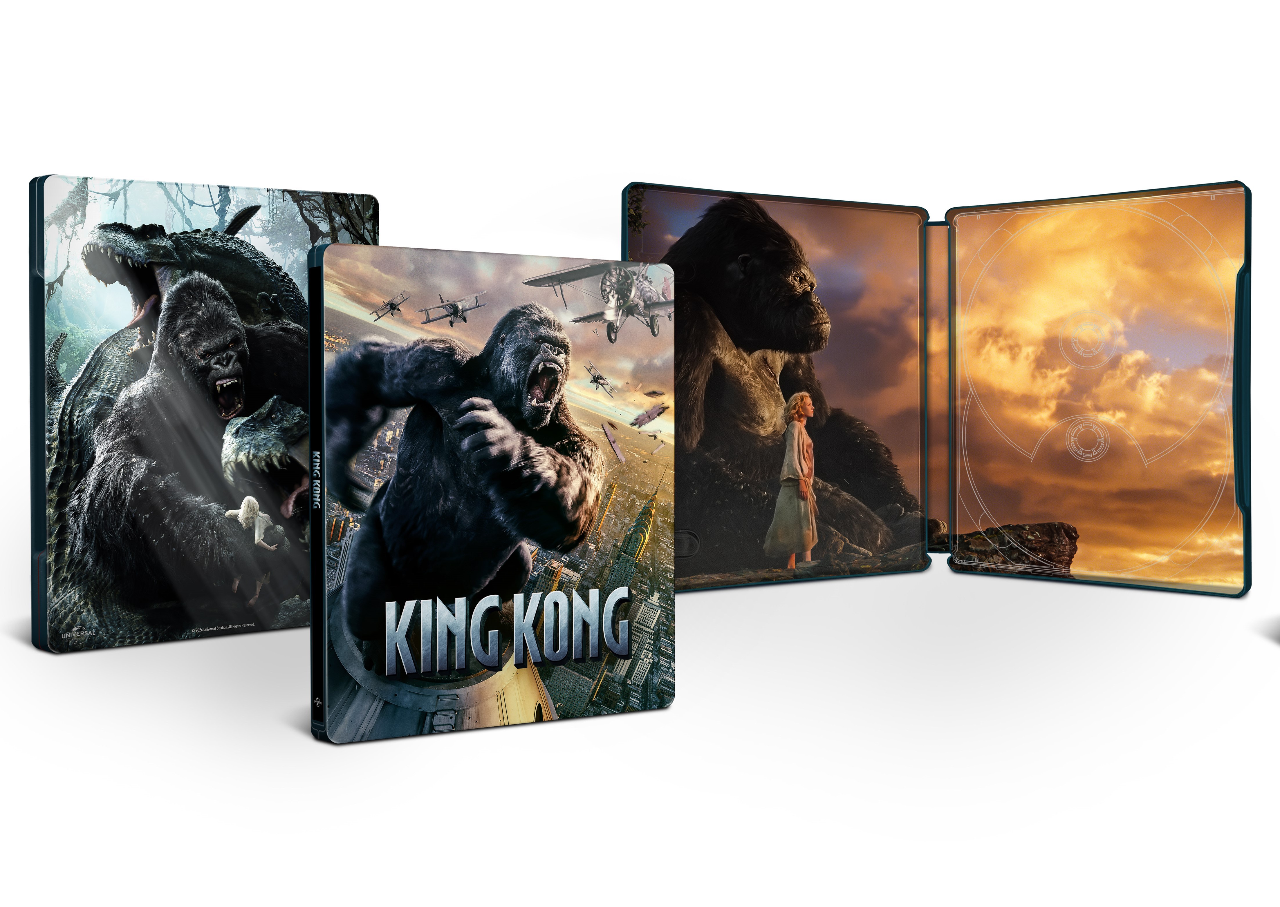 KING KONG - COMBO UHD 4K + 2 BD - STEELBOOK - EDITION LIMITEE