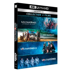 S.O.S FANTÔMES - COFFRET COLLECTION 4 FILMS - S.O.S FANTÔMES 1 - S.O.S FANTÔMES 2 - L'HÉRITAGE - LA MENACE DE GLACE - 4 UHD