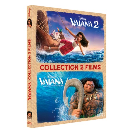 COFFRET VAIANA, LA LÉGENDE DU BOUT DU MONDE + VAIANA 2 - 2 BD