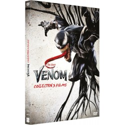 COFFRET VENOM - COLLECTION 3 FILMS : VENOM + VENOM : LET THERE BE CARNAGE + VENOM 3 : THE LAST DANCE - 3 DVD