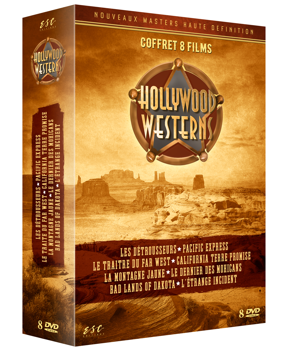 HOLLYWOOD WESTERNS - 8 DVD - ESC Editions & Distribution
